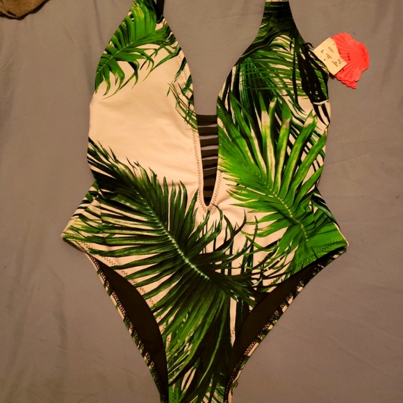 Palm 1 Pce Bathing Suit - Picture 1 of 6